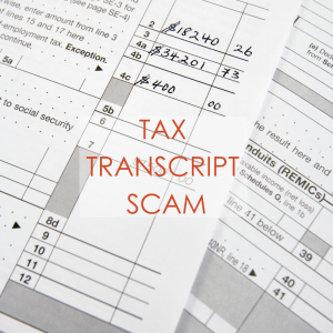 A pile of papers || Tax Transcript Scam