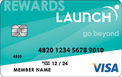 Launch Rewards Visa Credit Card