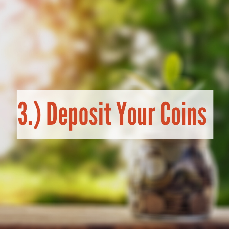 A jar of coins with plant growing out of it | Deposit Your Coins