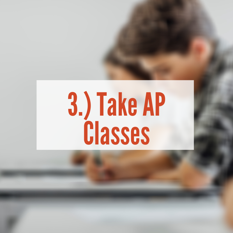 Students sitting at desks | Take AP Classes
