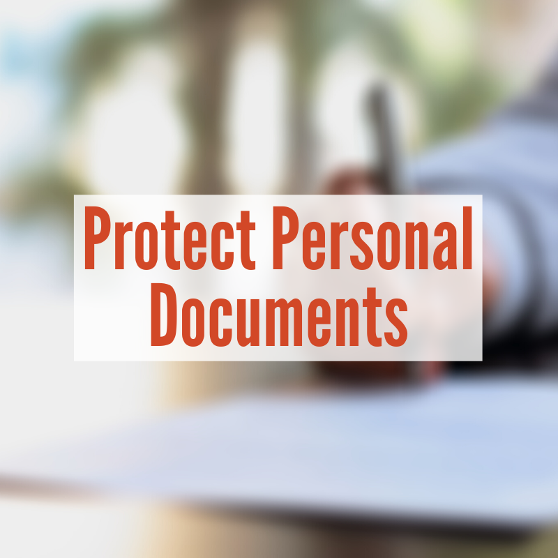 hand writing with pen on paper | Protect Personal Documents
