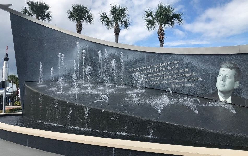 Kennedy Space Center Fountain