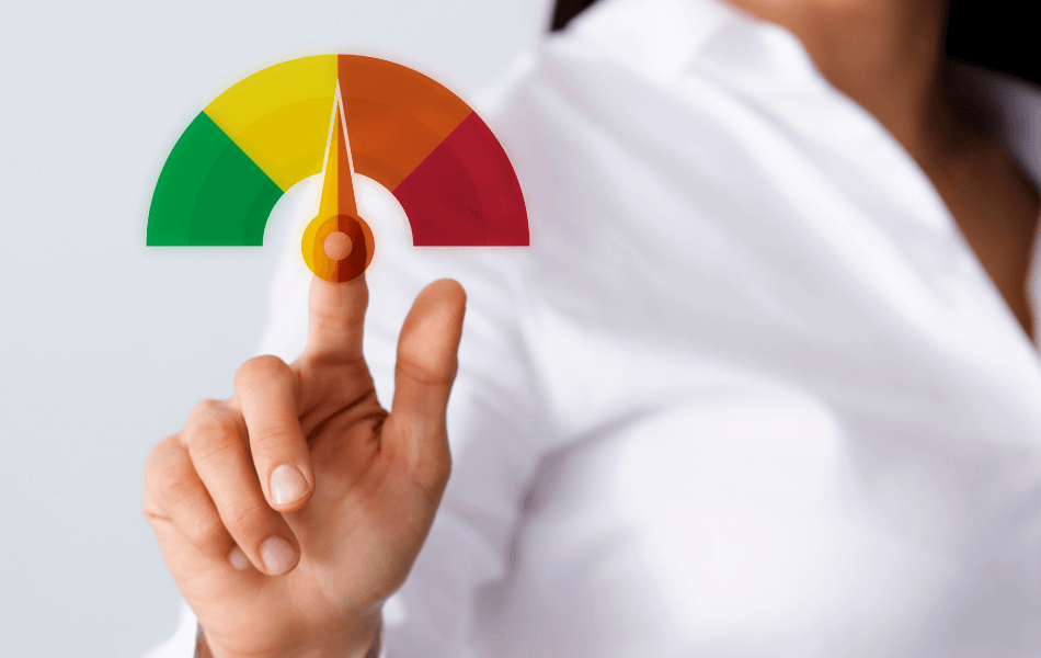 Credit score meter