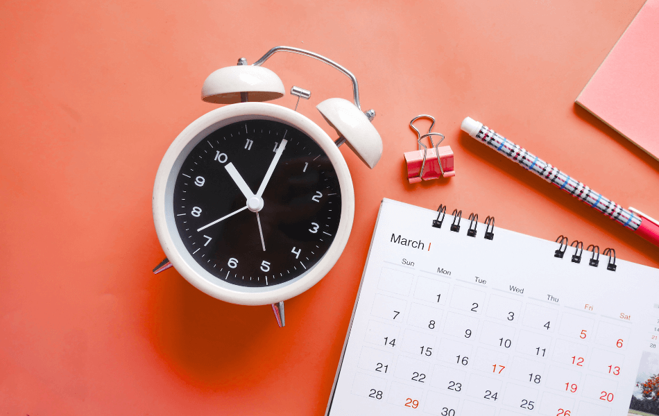 Clock and calendar