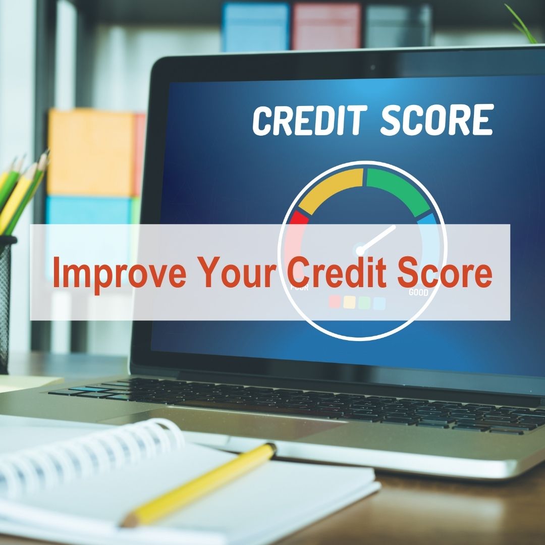 Laptop with credit score on it | Improve Your Credit Score