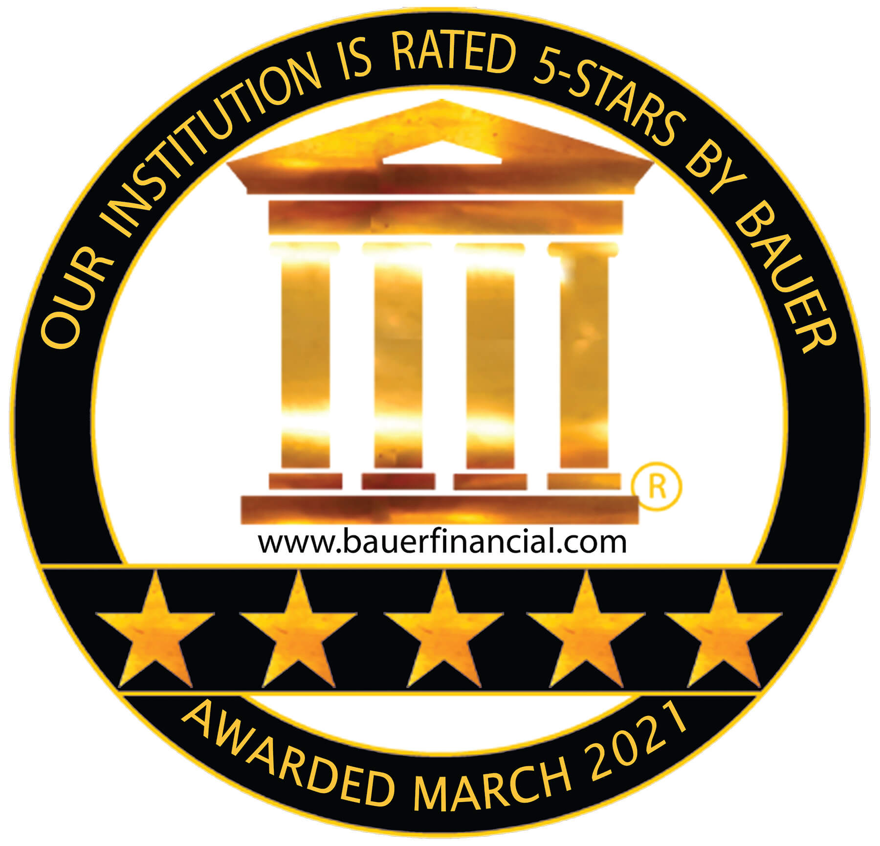 Our Institution is Rated 5-Stars by Bauer